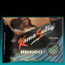 Kamasutra Ribbed Condom 3 counts