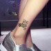 Owl Key Temporary Tattoo Stickers