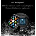 Ecox T500 Square Smart Watch, Black