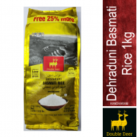 Double Deer Dehraduni Basmati Rice 1kg