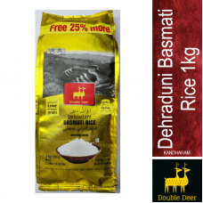 Double Deer Dehraduni Basmati Rice 1kg