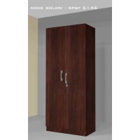 2 Door Plywood Wardrobe, Color Noce Soleri