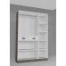 3 Door Plywood Wardrobe, Color Russet Chestinut Super Gloss