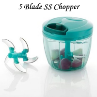 5 Blade SS Handy Chopper Green