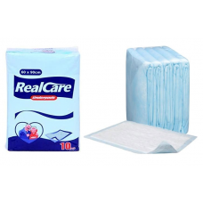 Realcare Underpads Disposable 60cm x 90cm XL - Pack of 10 Pcs 