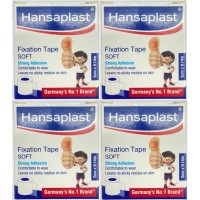 Hansaplast Fixation Tape soft 5cm x 9.14m - 4 Tapes