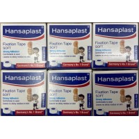 Hansaplast Fixation Tape soft 2.5cm x 9.14m - 6 Tapes