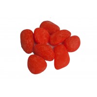 Candy Orange Decorative Pebbles Stones Aquarium Garden Decor 1 Kg - Kandharam™