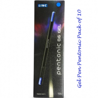 LINC Pentonic Blue Gel Pen Pack of 10