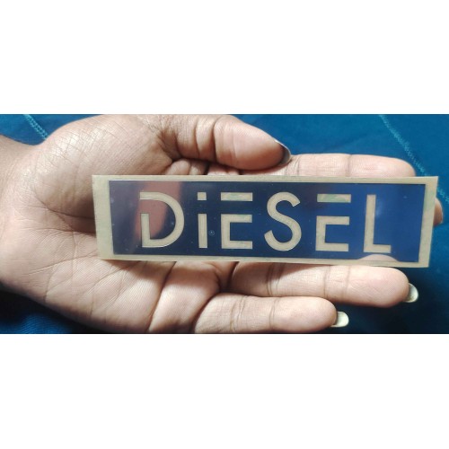 New Diesel Logo Edition Emblem Badge Trunk Back Car Sticker（2PC black  white） | eBay