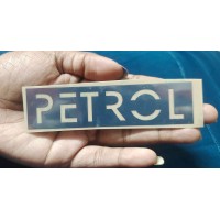 Flexible Luxury Petrol Metal Sticker for car fuel lid