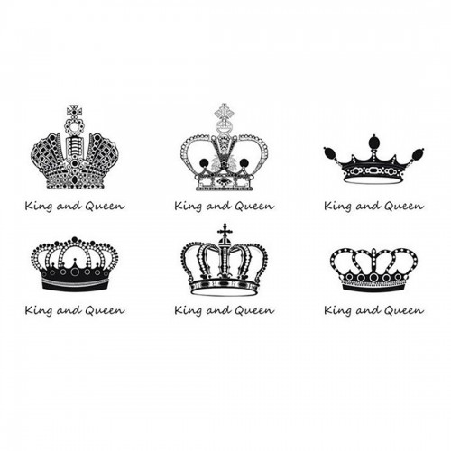 King%20Queen%20Crown%20Temporary%20Tattoo%20Stickers