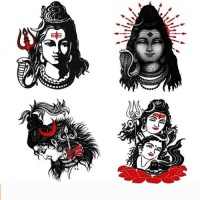 Shivan Temporary Tattoo Combo Stickers