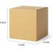 Carton Box 4 x 4 x 4 inch Corrugated Boxes Pack of 25