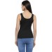 Tank Top Camisoles - Black - Stretchable Free Size - Plain Sando